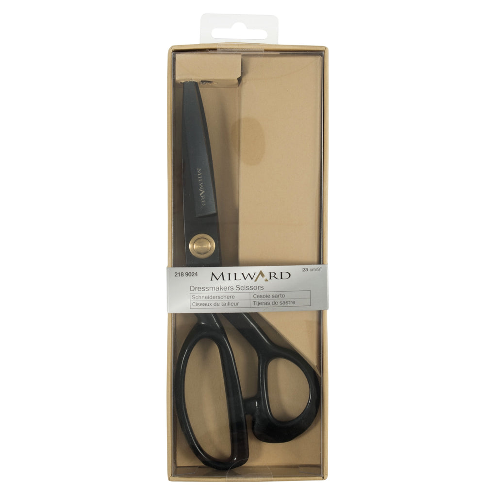 Milward Scissors: Gift Set: Dressmaker's Scissors: Heavy Duty: (23cm): Black