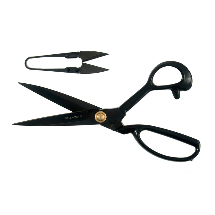 Milward Scissors: Gift Set: Dressmaker's Scissors: Heavy Duty (23cm) and Thread Snips (10cm): Black