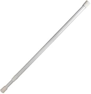 White twist tension rod