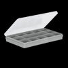 Organiser 15.01 17cm Box 13 Divs Upcycle Soft Grey/Clear