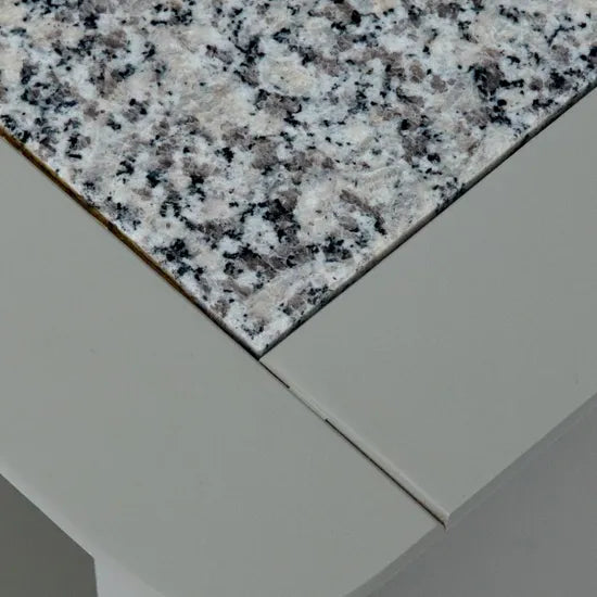 Perth TV Unit With Drawer Stone Top Grey