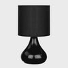 Bulbus Black Ceramic Table Lamp