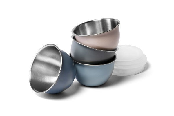 Apollo Stainless Steel 10cm Prep Bowl Set of 4