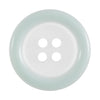 Buttons: Clear: Coloured Rim: 4 Hole: 18mm: Light Green