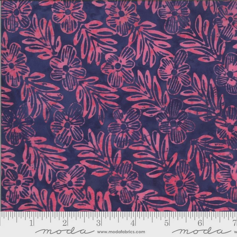 Moda Confection Batiks Fabric  27310-114 Currant Purple & Pink Fat Quarters