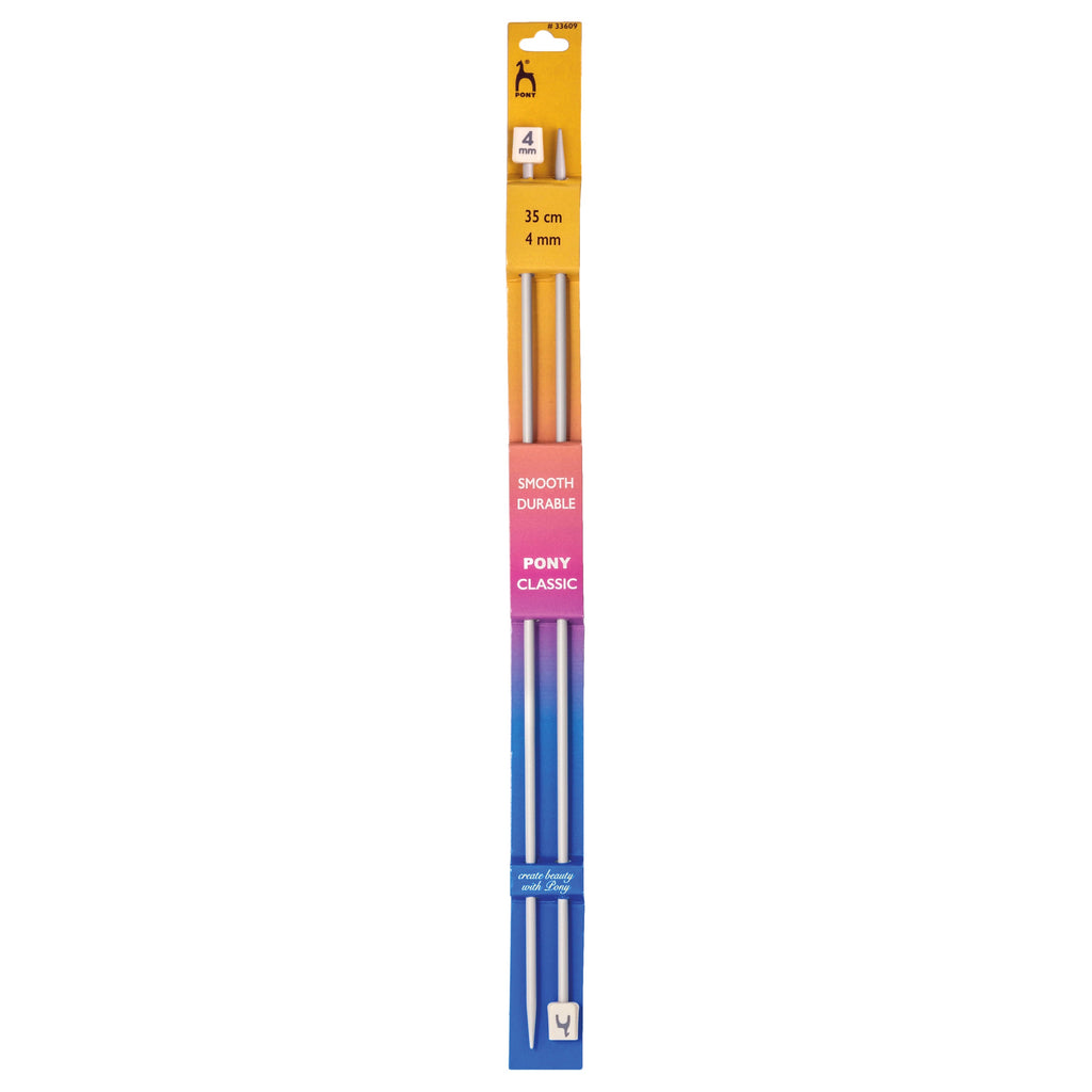 Knitting Pins: Single-Ended: Classic: 35cm x 4mm