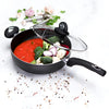 Diamond Range 28cm Non-Stick Deep Sauté Pan & Glass Lid