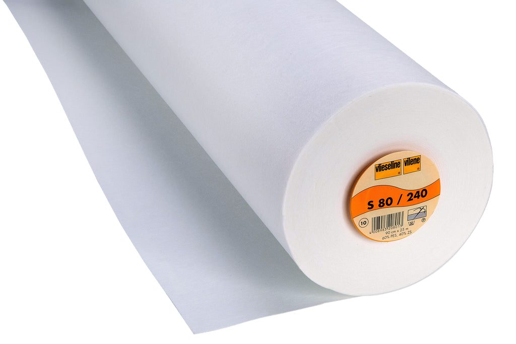 Interlining: Extra Heavy: Sew-in: 25m x 90cm: White