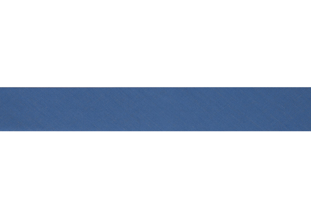 Trim: Bias Binding: Polycotton: 16mm: Wedgewood Blue Sold By The Metre