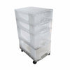 Storll 2- Small 2- Large Drawer Storage Unit Natural
