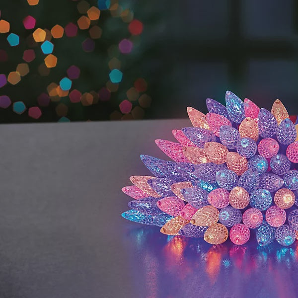 Premier 300 Pinecone LED String lights With Timer 15m Multicolour