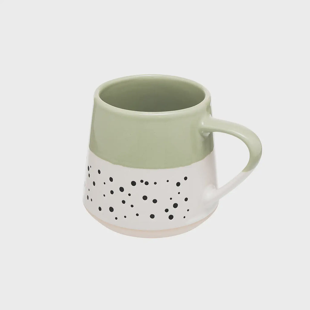 SIIP  Dipped Dotted Mug Sage