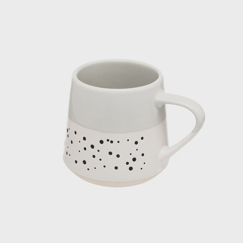 SIIP Dipped Dotted Mug Grey