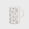 SIIP Floral Fluted Mug Blue