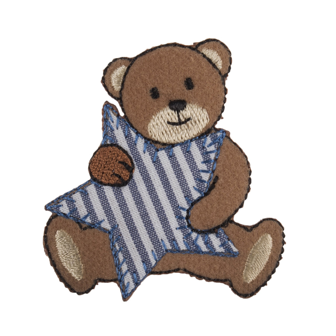 Motif C: Bear with Blue Stripe Star
