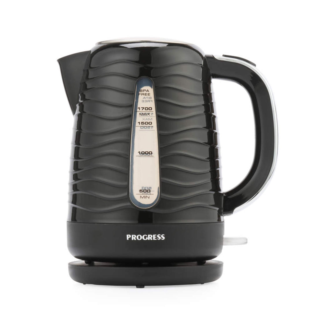 Progress Wave Textured 1.7L Kettle Black