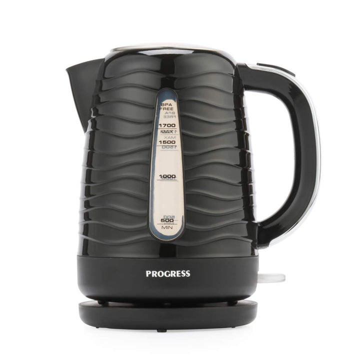 Progress Wave Textured 1.7L Kettle Black