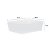 Studio Stack 2.02 Box & Lid 36 x 26 x 11cm Shallow A4 Clear