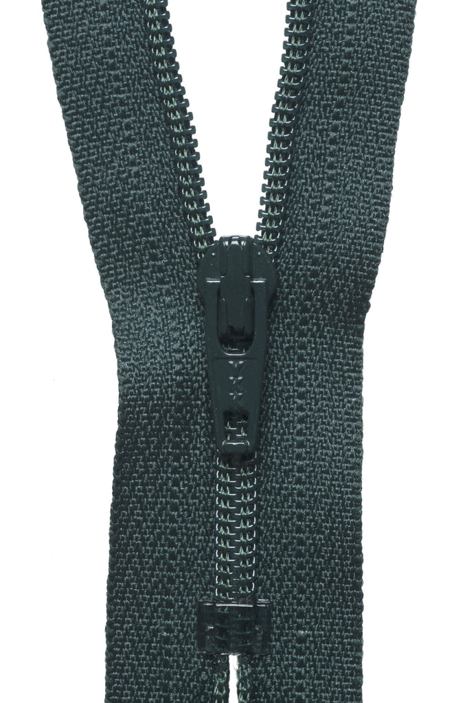 Nylon Dress and Skirt Zip: 56cm: Forest Green