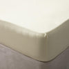 Beldorm Jersey Double Fitted Sheet Ivory