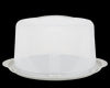 Wham Cook Deep Round Cake/Cheese Dome Aluminium/Clear