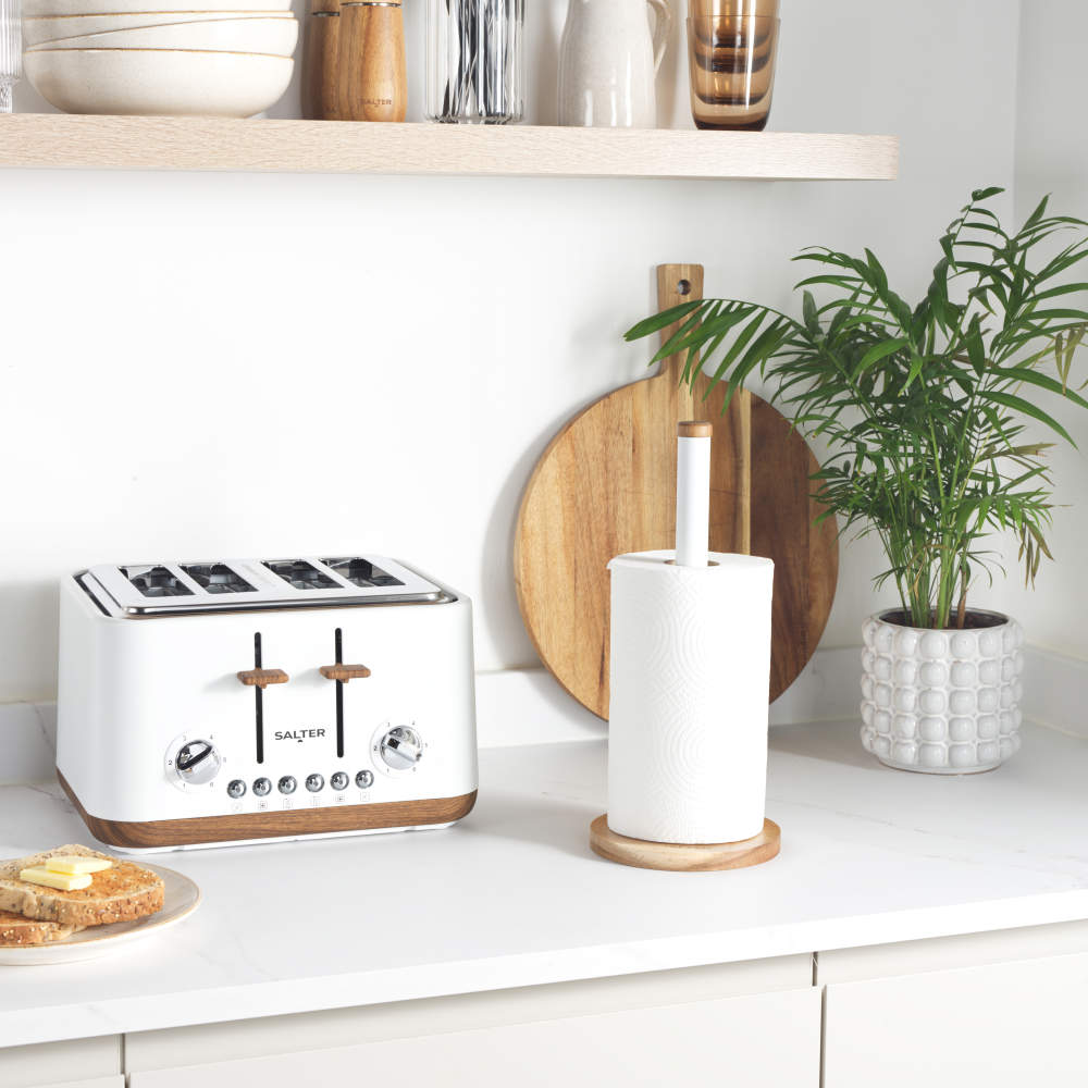Salter Toronto Kitchen Roll Holder White