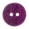 Buttons: Shiny Glitter: 18mm: Pink