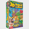 3D Dino Snakes & Ladders Pick & Play Game