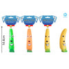 World of Pets Vinyl Squeaky Fruit Dog Toy 3 Assorted Colours