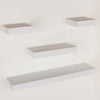 4 Pcs Narrow Hudson Box Shelf Pack - Matt White (DHD) Image 1