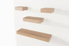 4 Pcs Narrow Hudson Box Shelf Pack - Oak Effect (DHD) Image 1