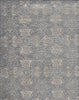 Wipeclean Vinyl Lace Table Cloth 140cm/54in By The Metre Loujy Grey/Silver - 4010E