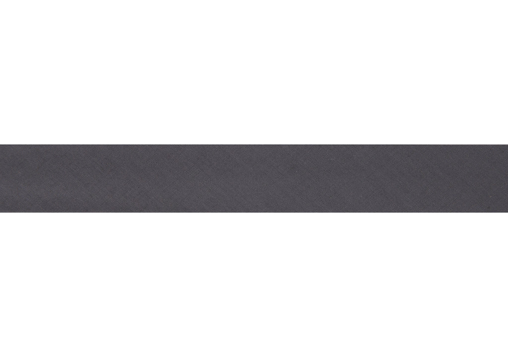 Trim: Bias Binding: Polycotton: 16mm: Silver Grey Sold By The Metre