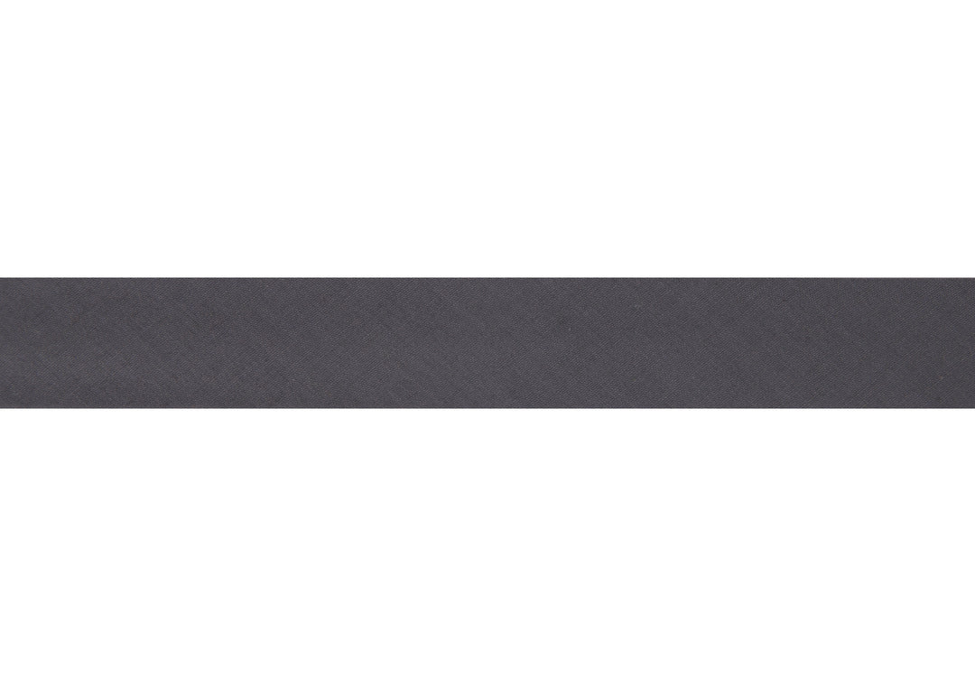 Trim: Bias Binding: Polycotton: 16mm: Silver Grey Sold By The Metre