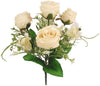 Mini Rose Hydrangea Flower Bush Cream