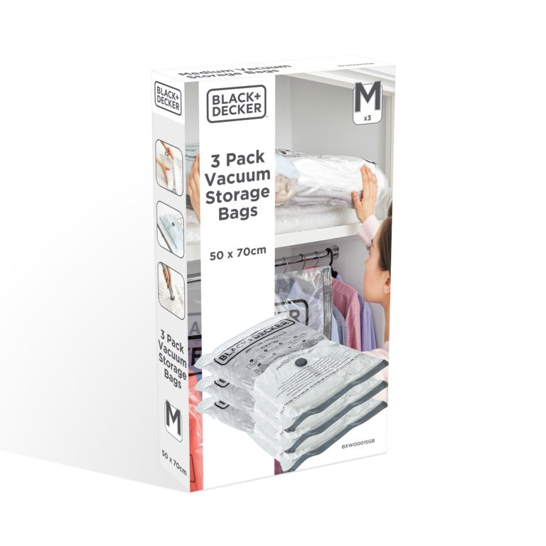 Black and Decker medium vacuum storage bags