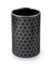 Blue Canyon Black & Silver Honeycomb Bathroom Tumbler