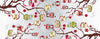 Wipeclean Xmas Table Cloth 140cm/54in By The Metre 434-0