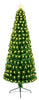 Premier 80cm Fibre Optic Artificial Xmas Tree Warm White Ball Decoration
