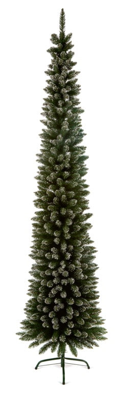 Premier Pencil Pine Snow Tipped 2m Artificial Xmas Tree K200