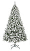 Premier Woodcote Flocked Spruce 1.8m Artificial Xmas Tree
