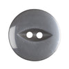 Buttons: Fish Eye: Polyester: 19mm: Grey
