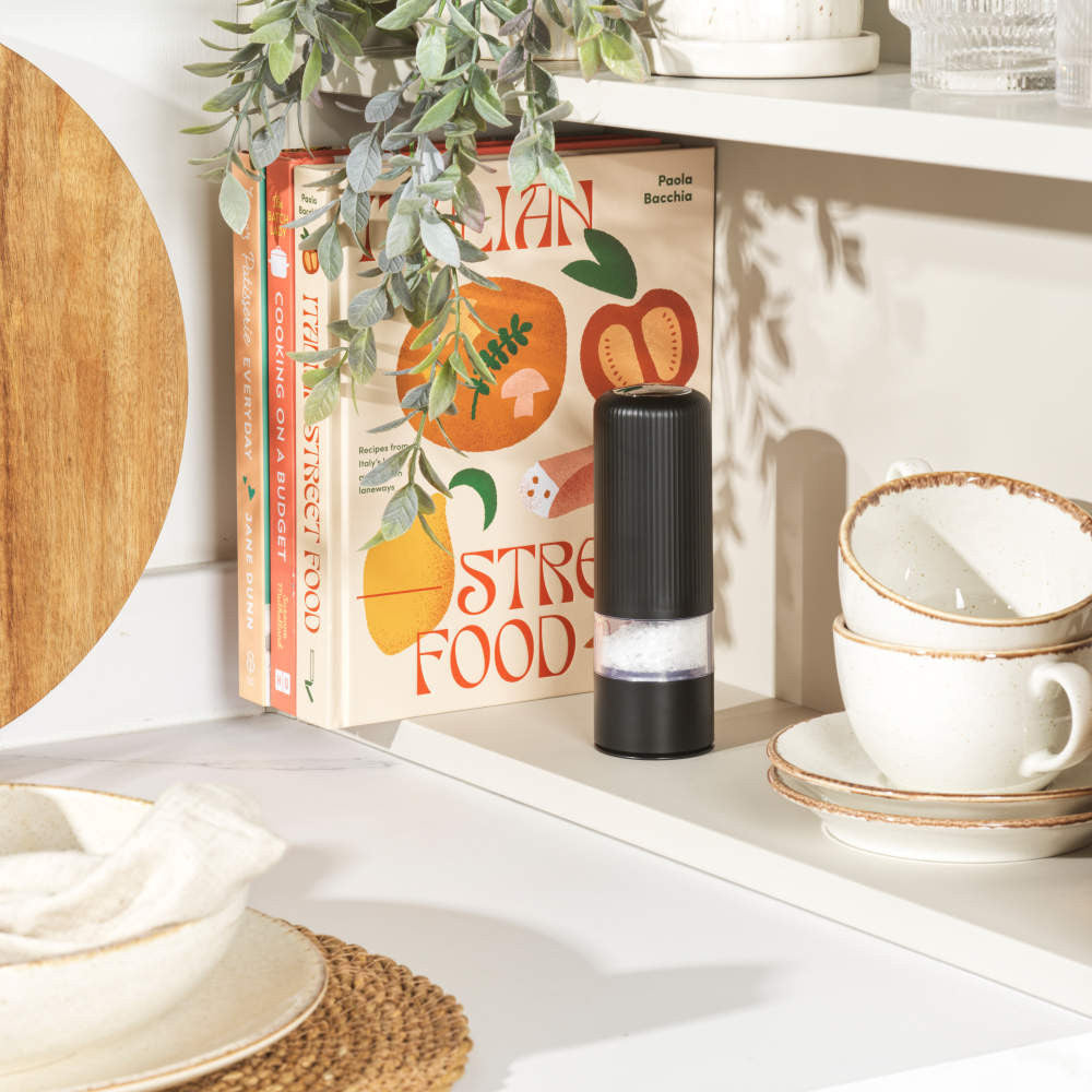 Salter Clarence Electric Salt & Pepper Mill - Black