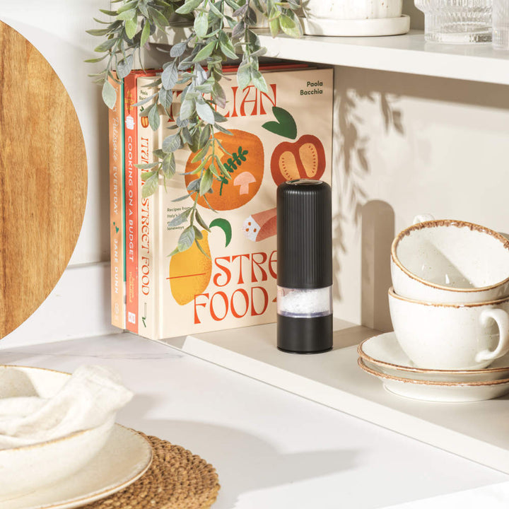 Salter Clarence Electric Salt & Pepper Mill - Black
