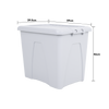 Wham Home Upcycled 75L Box & Lid Soft Grey