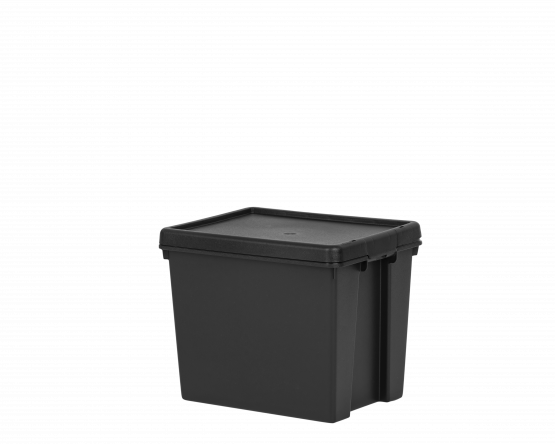 Wham Bam 24 litre heavy duty black storage box