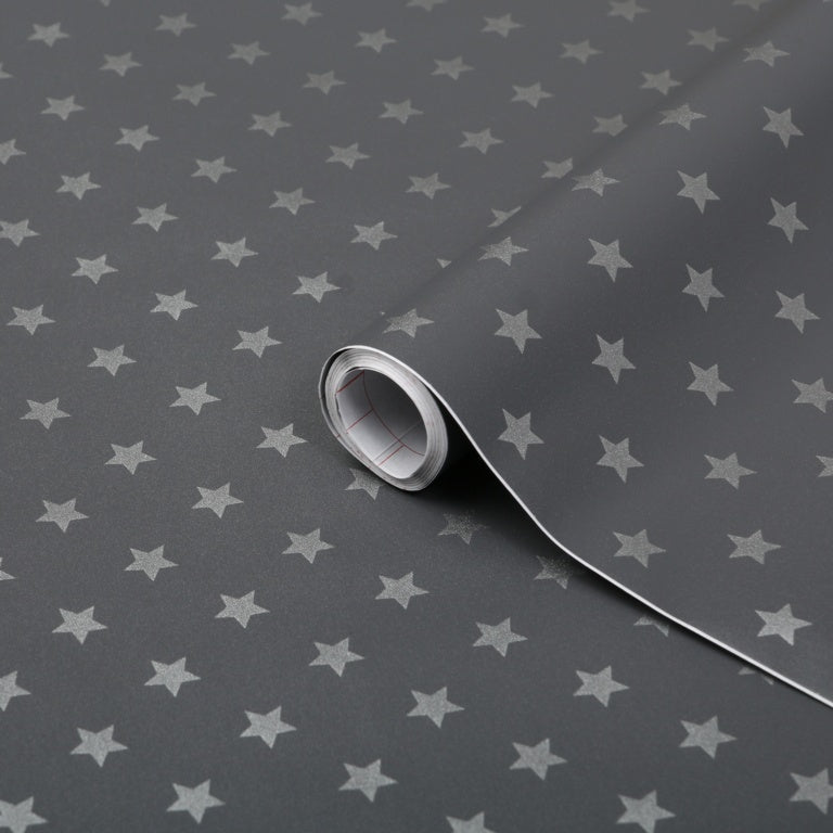 d-c-fix® Self Adhesive Film - Stars Grey 45cm x 2m 346-0653