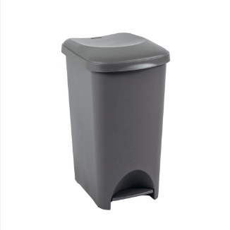 Addis 40L Pedal Bin Eco Metallic