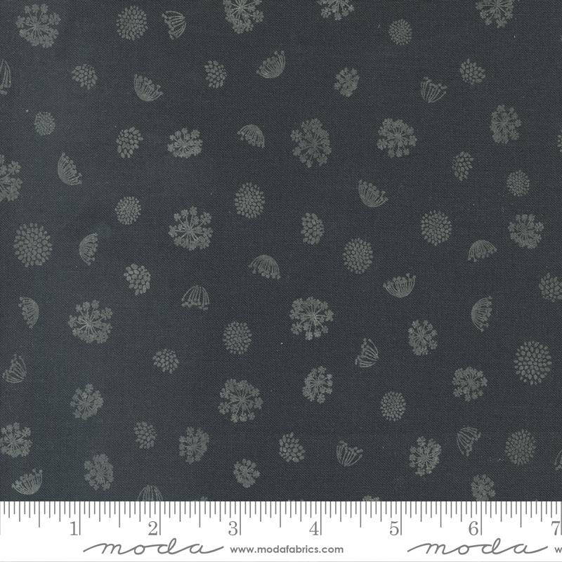 Moda Woodland & Wildflowers Fabric By Fancy That Charcoal 45587-19 Fat Quarters 50x55cm