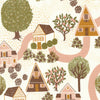 Moda Quaint Cottage Fabric By Gingiber Cloud 48370-11 Fat Quarters 50x55cm